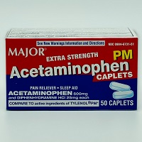 102740 - Acetaminophen PM 50 Caps (Compare to Tylenol PM) - thumbnail
