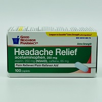 100980 - Acetaminophen Headache 100ct (Compare to Excedrin Extra Strength) - thumbnail