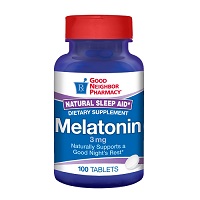 Melatonin - Melatonin 100 Tablets - 3 Sizes - thumbnail