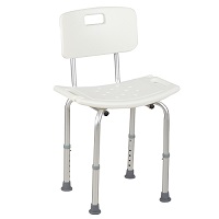 1597 - Shower Chair with Detachable Back - thumbnail