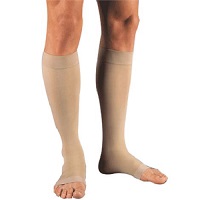 KneeOT - Jobst 20-30mmHg Compression Stockings - Knee High - Open Toe - Beige -- 4 Sizes - thumbnail