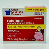 103492 - Acetaminophen Junior 24 Bubble Gum Melts (Compare to Children's Tylenol) - thumbnail