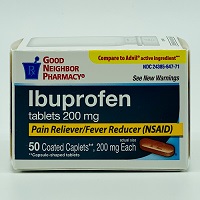 IbuCap - Ibuprofen 200mg Caplets (Compare to Advil) - 2 Sizes  - thumbnail