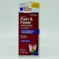 AcetaChild - Acetaminophen Child Suspension 4oz (Compare to Children's Tylenol) - 3 Flavors  - thumbnail
