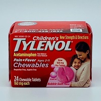 TylenolChew - Tylenol Children's 24 Chewable Tablets - 2 Flavors - thumbnail