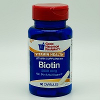 541 - Biotin 5000mcg 60 Capsules - thumbnail