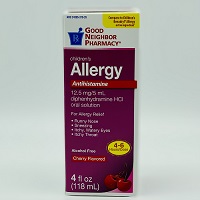 3.54E+11 - Children's Allergy Liquid 4oz Cherry (Compare to Children's Benadryl) - thumbnail
