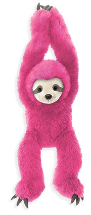 102702 - Hanging Pink Sloth - thumbnail